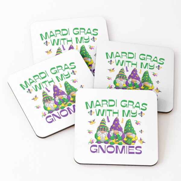 Item preview, Funny Mardi Gras With My Gnomies, Be Ready For Mardi Gras designed and sold by ArtByKatti.