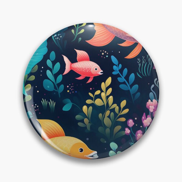 Item preview, fish decorative panel designed and sold by DropeSavage.