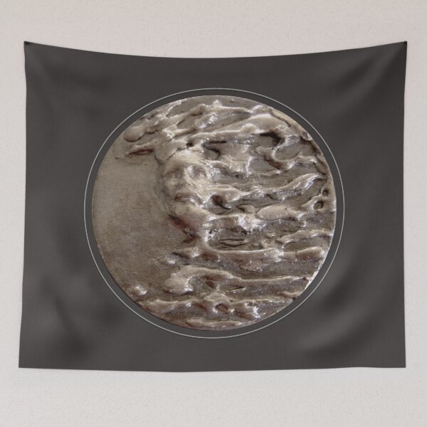 Item preview, Brutalist Bronze Man In The Moon designed and sold by artistdiat.