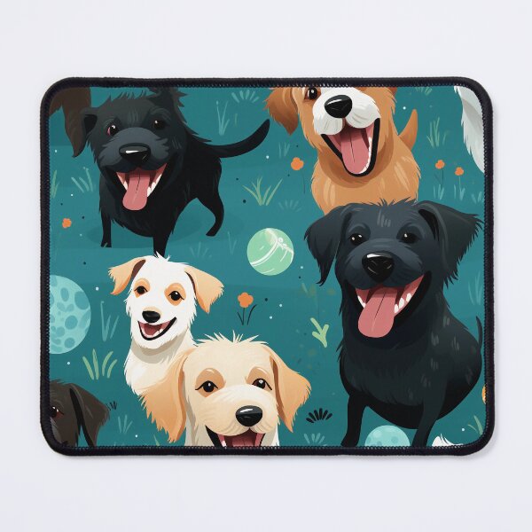 Item preview, decorative panel of dogs designed and sold by DropeSavage.