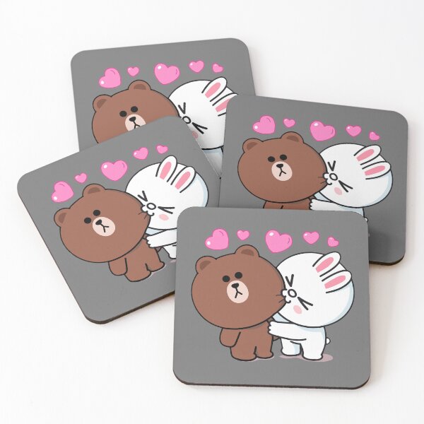 Item preview, White rabbit’s kiss to Brown in her way❤️ designed and sold by Pandety.