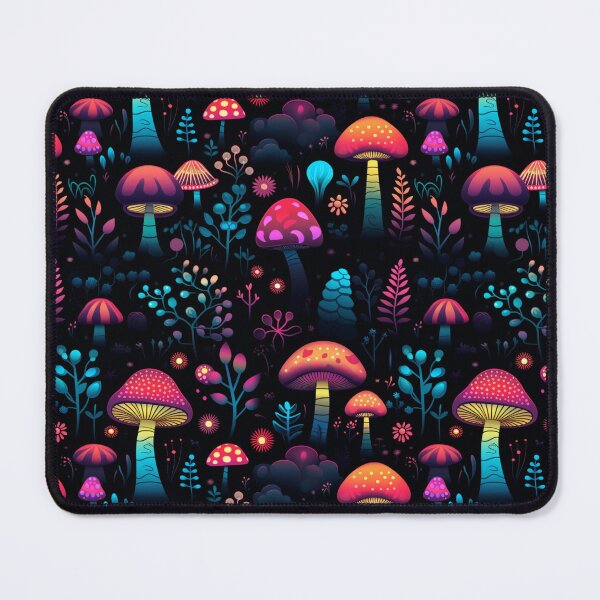Item preview, An Abstract Seamless Pattern of Colourful Mushrooms designed and sold by AgathaZolastore.