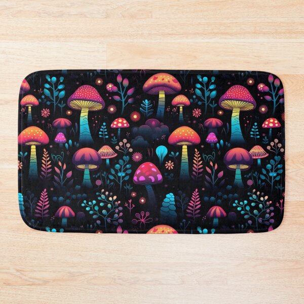 Item preview, An Abstract Seamless Pattern of Colourful Mushrooms designed and sold by AgathaZolastore.