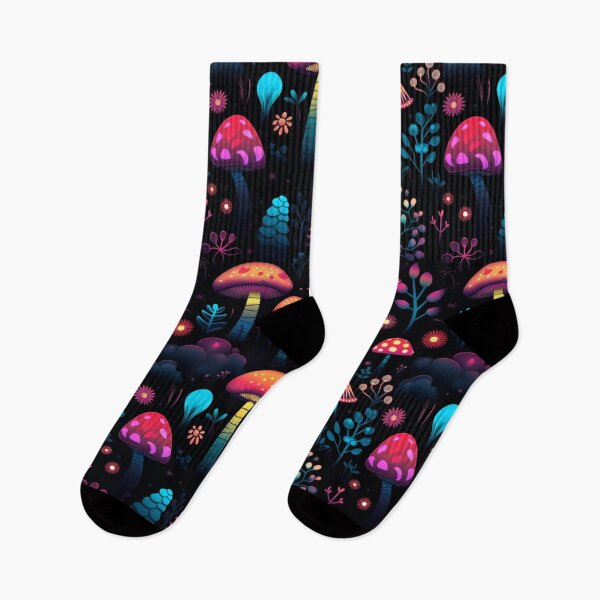 Item preview, An Abstract Seamless Pattern of Colourful Mushrooms designed and sold by AgathaZolastore.