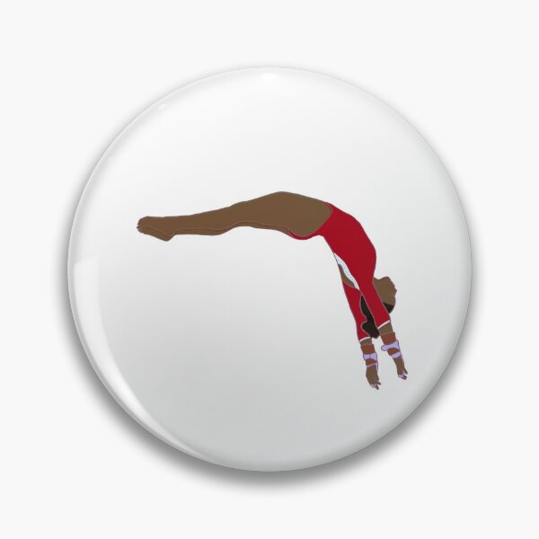 Item preview, Black Gymnast on Bars: Red designed and sold by Malika Haver.