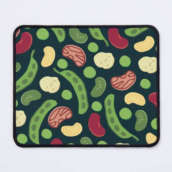 Item preview, Peas and beans seamless pattern designed and sold by DesignsbySimons.