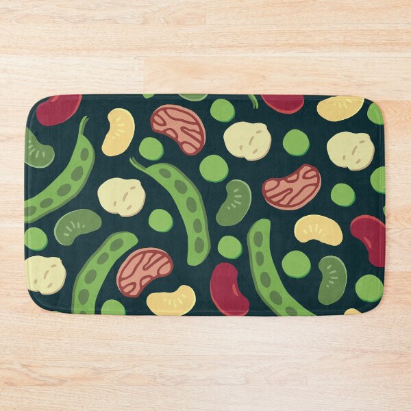 Item preview, Peas and beans seamless pattern designed and sold by DesignsbySimons.