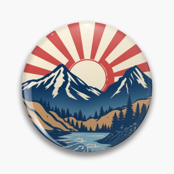 Item preview, Colorado Rising Sun River Sticker - Large designed and sold by LoonyTunes.