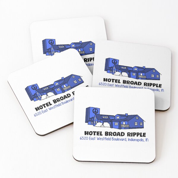 Item preview, Hotel Broad Ripple Print designed and sold by Anna Schroeder.