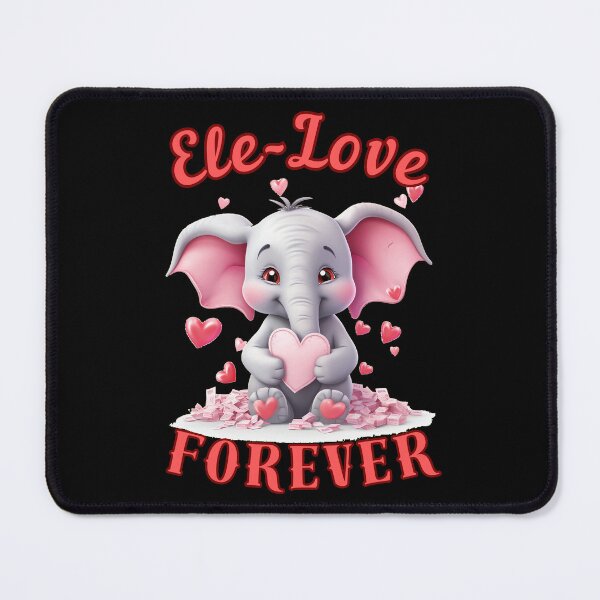 Item preview, Ele-Love Forever. colorful elephant designed and sold by ElephantVibes.