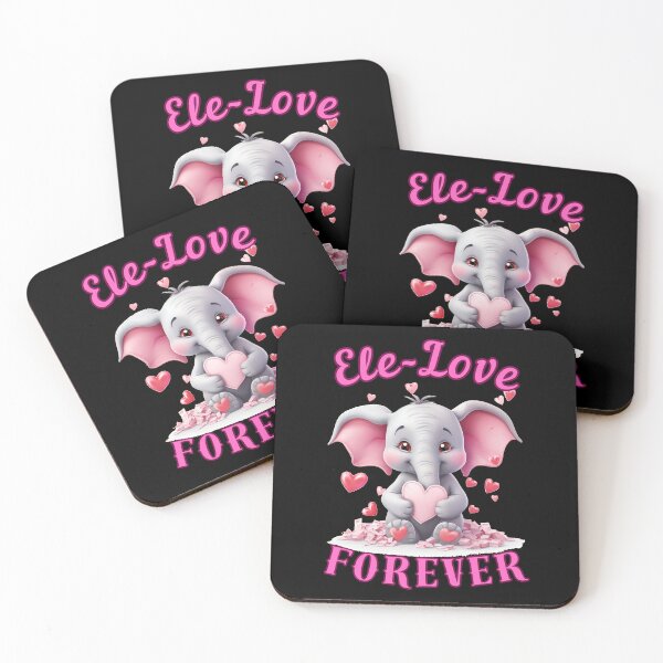 Item preview, Ele-Love Forever. elephant head designed and sold by ElephantVibes.