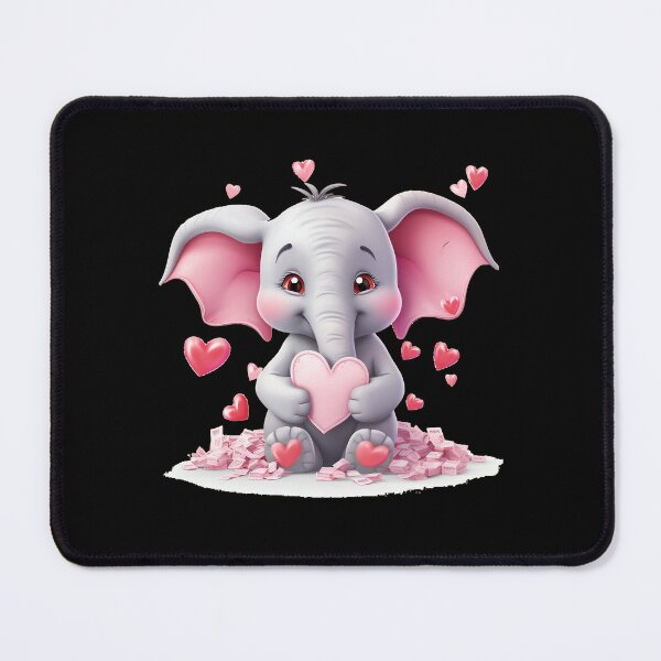 Item preview, Valentine Elephant designed and sold by ElephantVibes.