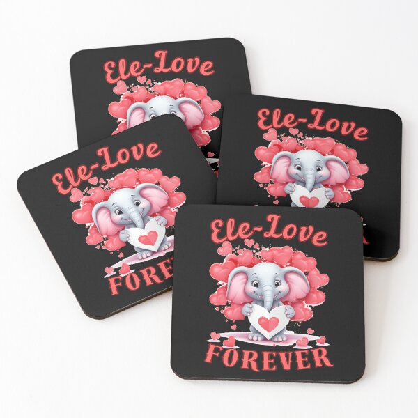 Item preview, Ele-Love Forever. happy elephant designed and sold by ElephantVibes.
