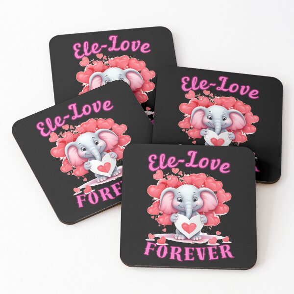 Item preview, Ele-Love Forever. elephant saying designed and sold by ElephantVibes.