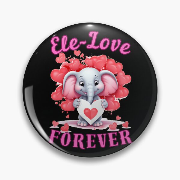 Item preview, Ele-Love Forever. elephant saying designed and sold by ElephantVibes.