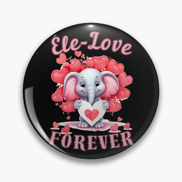 Item preview, Ele-Love Forever. elephant quote designed and sold by ElephantVibes.