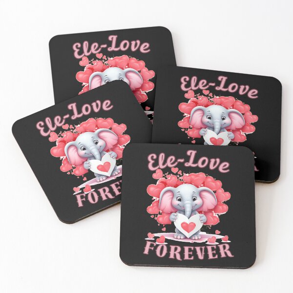 Item preview, Ele-Love Forever. elephant quote designed and sold by ElephantVibes.