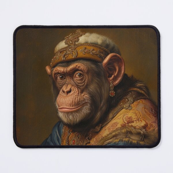Item preview, Monkey Michelangelo Buonarroti (1475-1564) - Renaissance Portrait designed and sold by MobAesthetic.