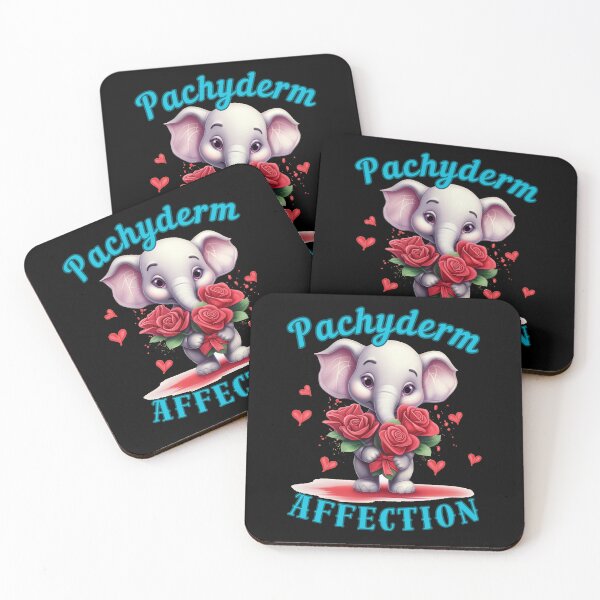 Item preview, Pachyderm Affection. funny elephant designed and sold by ElephantVibes.