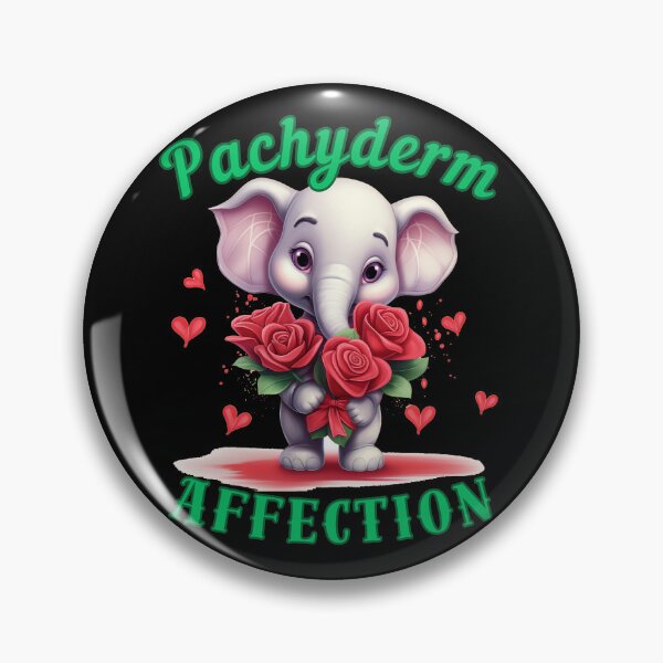 Item preview, Pachyderm Affection. elephant portrait designed and sold by ElephantVibes.