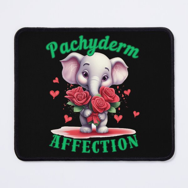 Item preview, Pachyderm Affection. elephant portrait designed and sold by ElephantVibes.