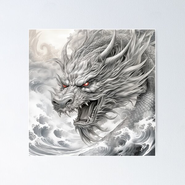 Item preview, Dragon God of the West designed and sold by WebHorizons.