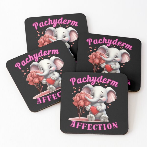 Item preview, Pachyderm Affection. elephant saying designed and sold by ElephantVibes.