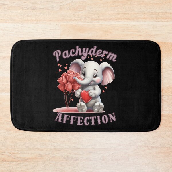 Item preview, Pachyderm Affection. elephant quote designed and sold by ElephantVibes.