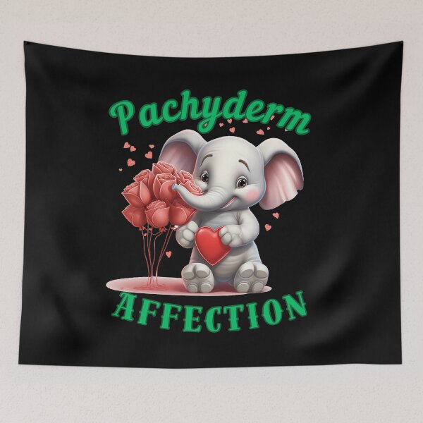 Item preview, Pachyderm Affection. Flower elephant designed and sold by ElephantVibes.
