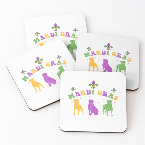Item preview, Funny Rottweiler Dog With Happy Mardi Gras, Be Ready For Mardi Gras designed and sold by ArtByKatti.