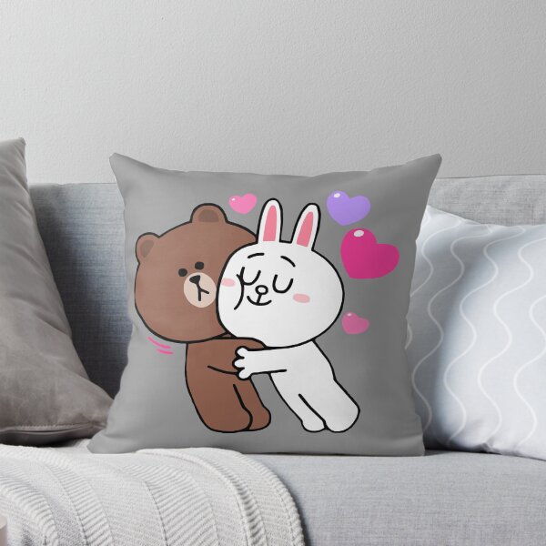 Item preview, Love Hug from bunny rabbit to Brown bear designed and sold by Pandety.