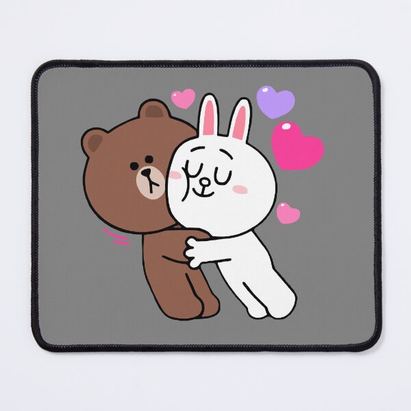 Item preview, Love Hug from bunny rabbit to Brown bear designed and sold by Pandety.