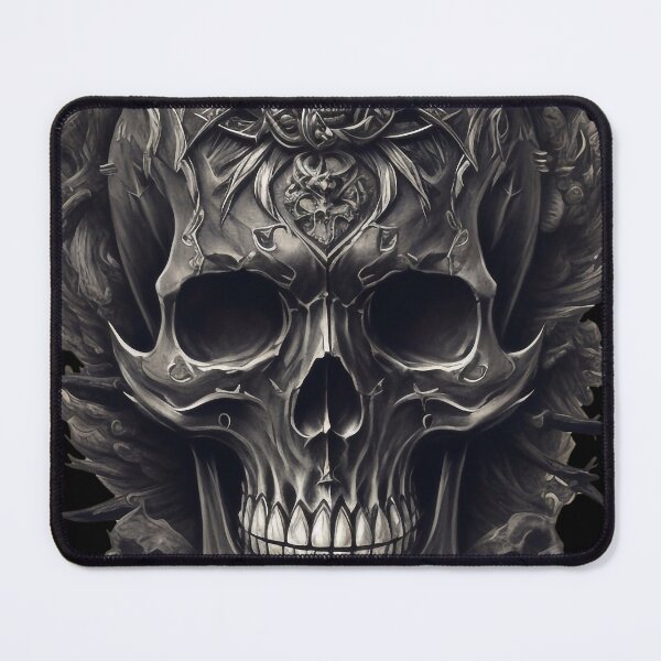 Item preview, Black skull with Designs designed and sold by MissQuiss.