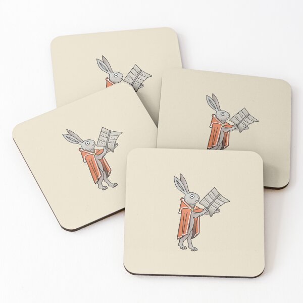 Item preview, Rabbit reading a manuscript designed and sold by MargiKnights.
