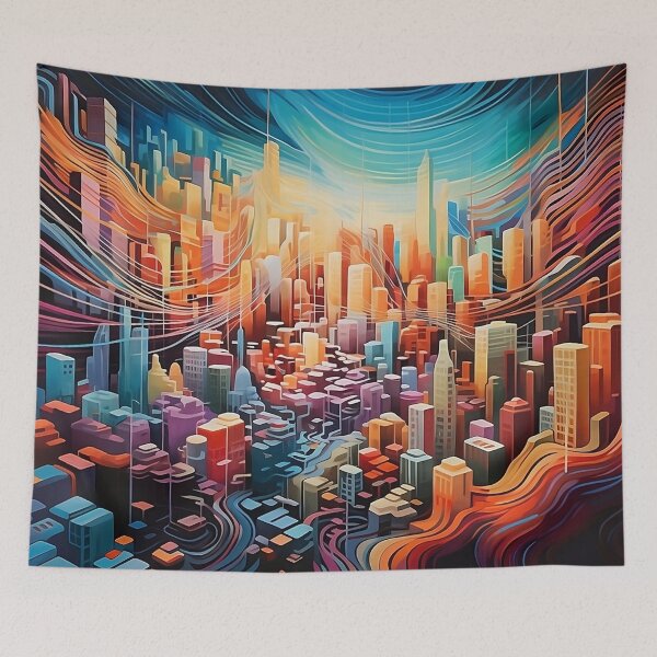 Item preview, Wavelength City - Digital Art designed and sold by SnoopyTF.