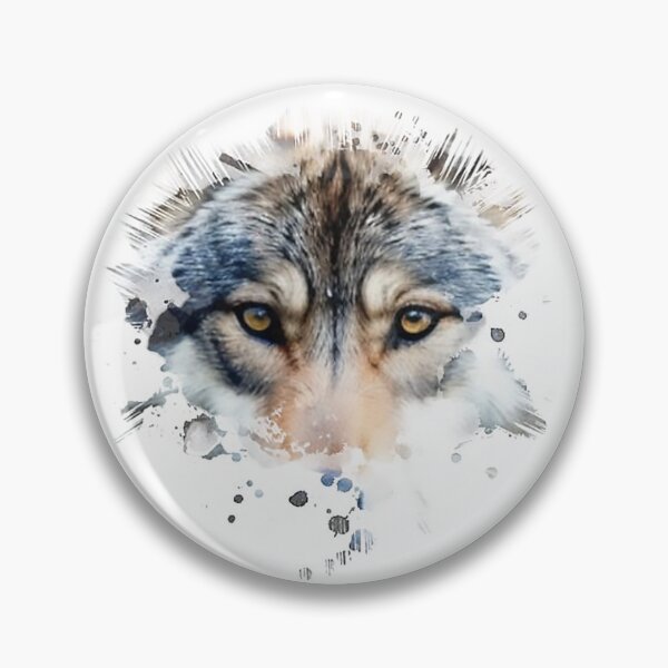 Item preview, Captivating Wolf Gaze in Abstract Art designed and sold by TinaOrn.