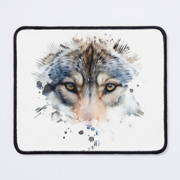 Item preview, Captivating Wolf Gaze in Abstract Art designed and sold by TinaOrn.