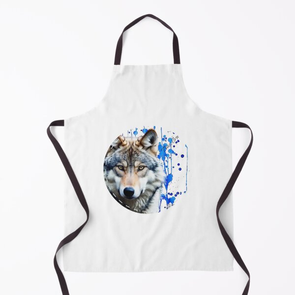 Item preview, Captivating Wolf Gaze in Abstract Art designed and sold by TinaOrn.
