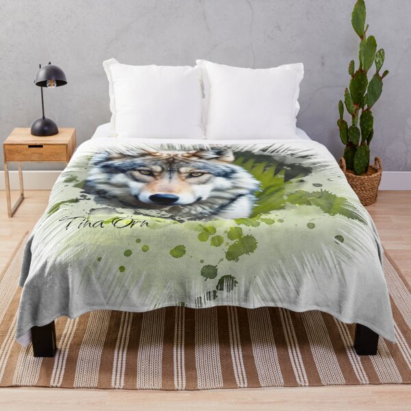 Item preview, Captivating Wolf Gaze in Abstract Art designed and sold by TinaOrn.