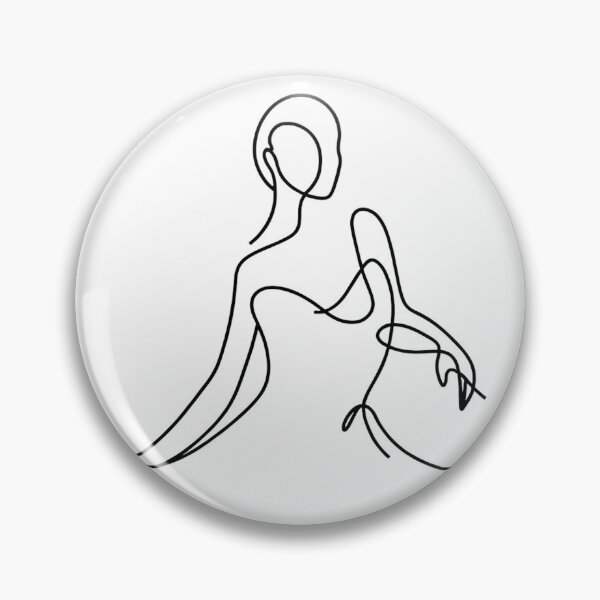 Item preview, Dancing Woman Single Line Artwork designed and sold by ArtfulMiller.