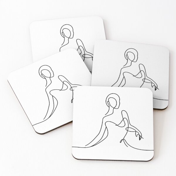 Item preview, Dancing Woman Single Line Artwork designed and sold by ArtfulMiller.
