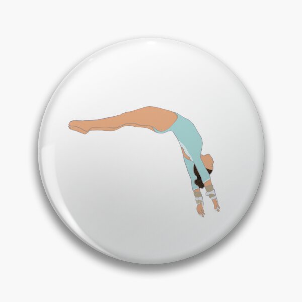 Item preview, Gymnast on Bars: Baby Blue designed and sold by Malika Haver.