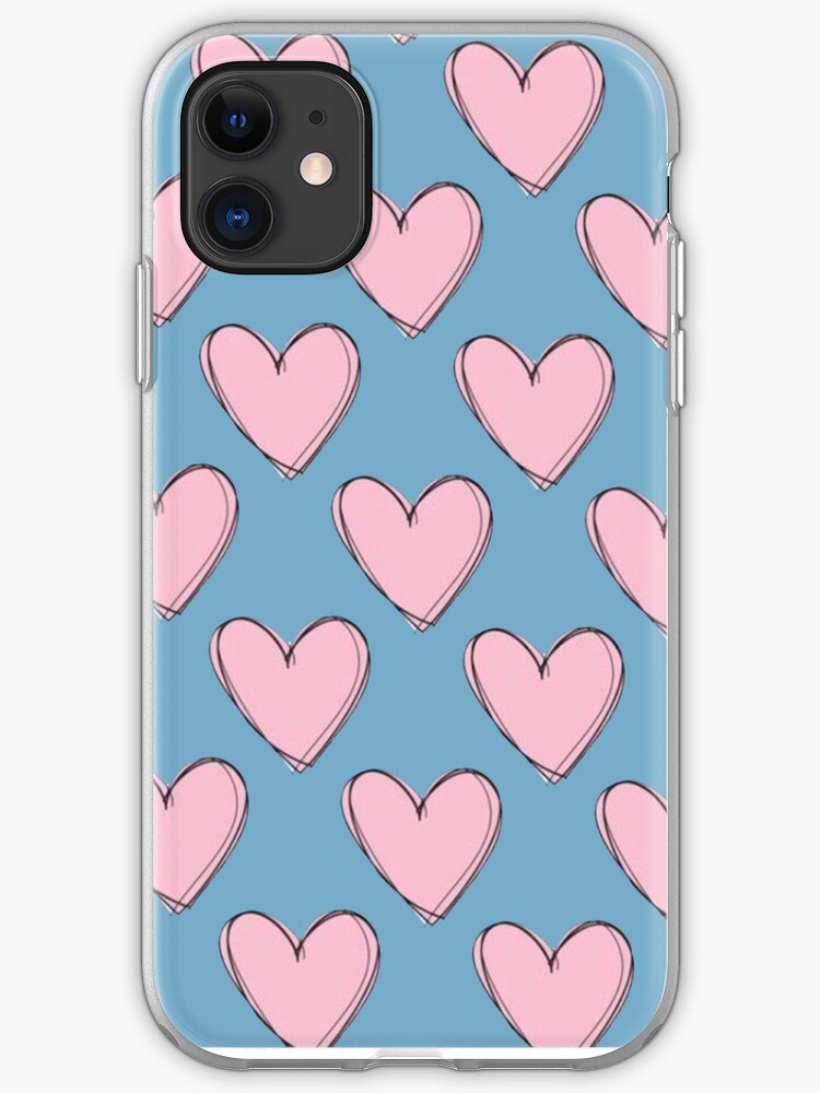 "Pink Hearts " iPhone Case & Cover by wildberriesph Redbubble