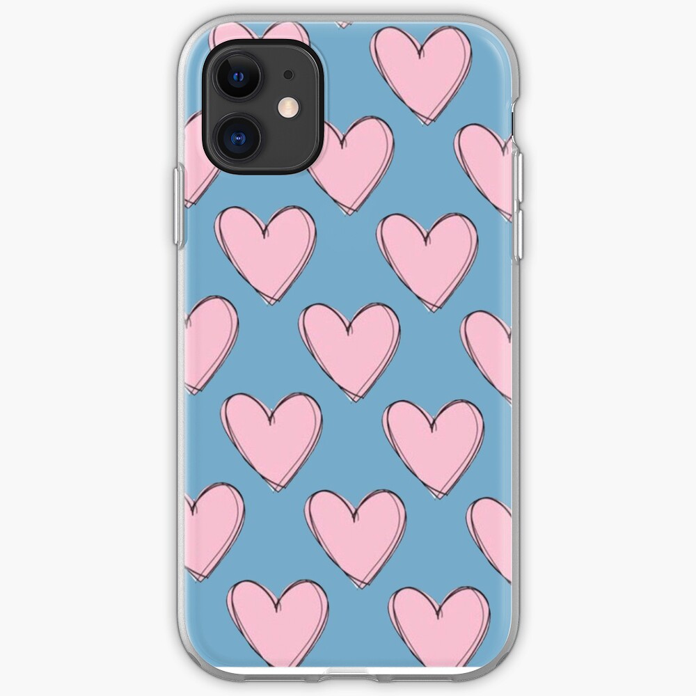 "Pink Hearts " iPhone Case & Cover by wildberriesph Redbubble