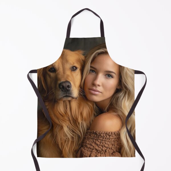 Item preview, Beautiful Blonde Woman with Her Retriever designed and sold by shakespeare1212.