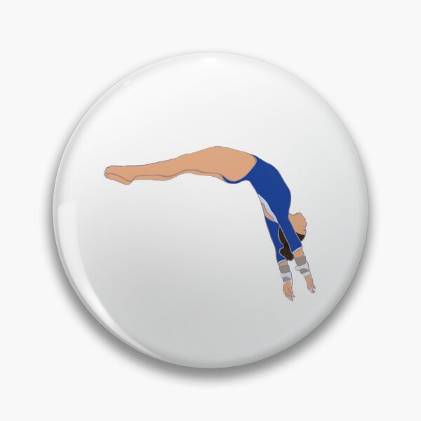 Item preview, Gymnast on Bars: Blue designed and sold by Malika Haver.