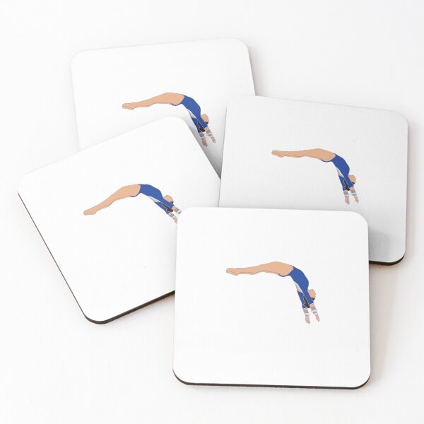 Item preview, Gymnast on Bars: Blue designed and sold by Malika Haver.