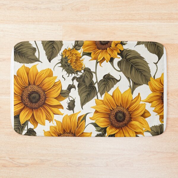 Item preview, 3d sunflowers and beautiful green leaves summer and spring style designed and sold by Carlos Gudino.