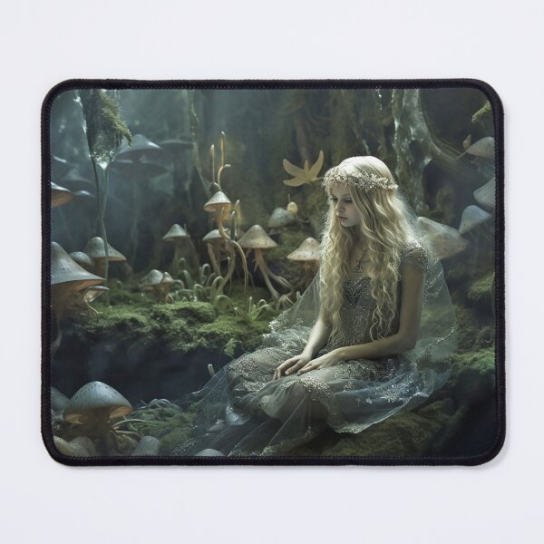 Item preview, Wood Elf with Mushrooms designed and sold by Lucid Imagined.