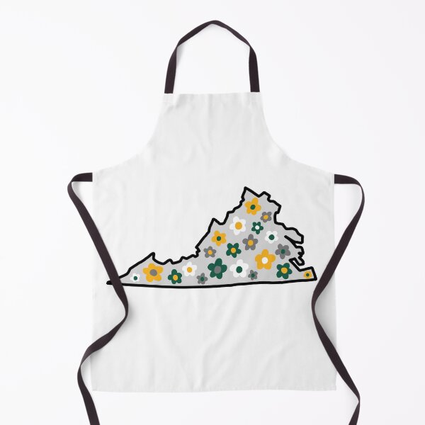 Item preview, William and Mary Williamsburg Virginia Boho Floral Outline designed and sold by RBCreationsinMI.